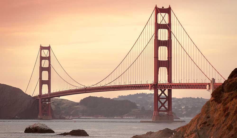 ESTA application the golden gate bridge in San Francisco No more need for a US visa -