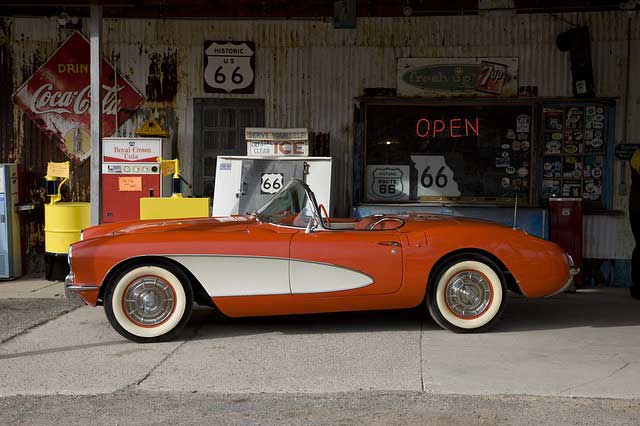 ESTA convertable corvette