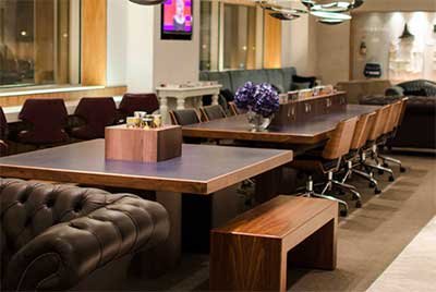 business and first class lounge