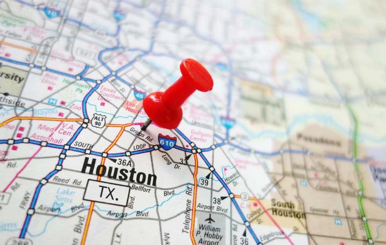 Map of Houston